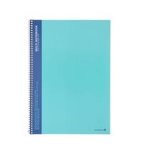 Morning Glory 5000 Trendy Çizgili Defter 25,6x18,4 Cm Turkuaz 10250-84484 Sarı