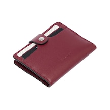 Tergan Bordo Deri Unisex Kredi Kartlık - S1kk00001653-x31 Bordo