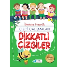 4-6 Yaş Dikkatli Çizgiler Ilkokula Hazırlık Çizgi Çalışmaları