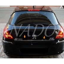 Peugeot 308 Formlu Krom Bagaj Alt Çıtası 2007-2014 Paslanmaz Çel N11.11635