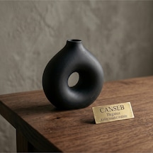 Premium - 14cm - Dekoratif Beton Vazo - Avangard - Lüks Tasarım - Özenli İşçilik 69860012