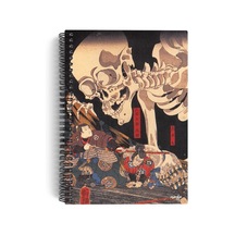 Utagawa Kuniyoshi/takiyasha And The Skeleton Spectre,1844 Spiralli Defter 08 A5 Çizgisiz 100