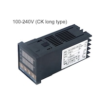 Rex-c100 V Dn 100-240v Pıd Akıllı Sıcaklık Kontrol Cihazı Ssr Çift Ekranlı 0-400 C Ck Uzun Tip