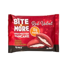 Bite & More Red Velvet Pankek 55 G - 8 Adet Tarı