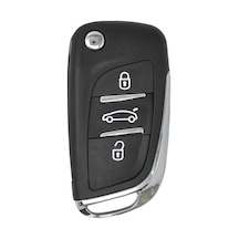 Gma Keys Unıversal 3 Butonlu Akıllı Kodlanabilir Oto Kumanda Peugeot Citroen Tipi 433 Mhz Frekans