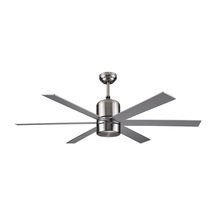 Vanti 60w 120cm 48inç Gümüş Metal 6 Kanatlı Tavan Vantilatör Kcf286