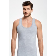 2'li Pk %100 Pamuklu Siyah Erkek Askılı Atlet 001