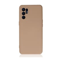 Reno 6 Kılıf Nano İçi Kadife Silikon - Pudra Bzsxx00 1