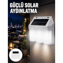 Pır Sensörlü Solar Lamba Otomatik Şarj Ve Gece Aydınlatma Yeni