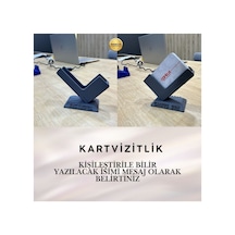 Masaüstü Kartvizitlik Kartvizit Standı Ofis Masa Kartvizit Tutucu