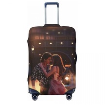 Aşk Çift Film Bavul Kapağı Romantik Jawan Eğlenceli Cruise Gezisi Koruyucu Bagaj Malzemeleri Uçuş