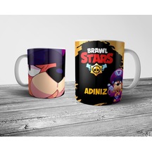 Pixxa Brawl Stars Colonel Ruffs Kişiye Özel İsimli Kupa Bardak