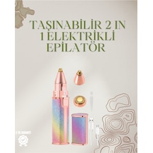 Mini Elektrikli Epilatör Cihazı - Usb Şarjlı Acısız Yüz Ve Kaş Bakım Aleti