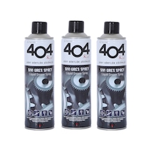 404 Sıvı Gres Yağı Spreyi Zincir Yağlama Spreyi 3 x 400 ML