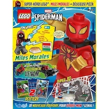 Lego Marvel Spiderman Aylık Dergi - Fransızca Miles Moraeles Figür
