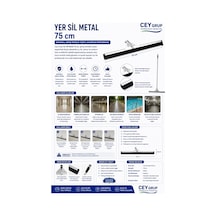 Yer Sil Metal 75 Cm