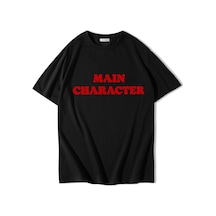Brz Collectıon Brz Collection Unisex Oversize Character T-shirt Siyah