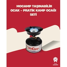 Üstün Dayanıklılık Ve Profesyonel Tasarım İle Taşınabilir Kamp Ocağı Siyah