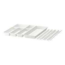 Ikea Uppdatera Çekmece Düzenleyici 72x50 Cm 4 Parça Beyaz