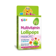 Multi Ball Kids Multıvıtamın Lollıpops +prebıotıc