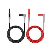 1 Çift P1033 Multimetre Probu 4mm Banana Tip Soket 1000V 10A CATIII 1 Mt Kablo Voltmetre Avometre
