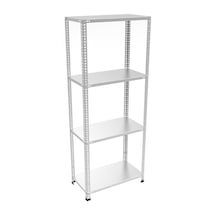 43x60x150 4 Katlı Çelik Raf Galvaniz