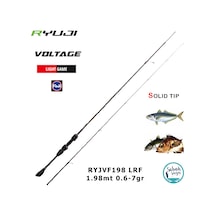 Ryuji Voltage Fuji 1.98mt 0.6-7gr Solid 2p Lrf Kamış Standart