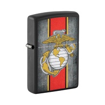 Zippo Usmc Marines Renkli Logolu Mat Çakmak 090783