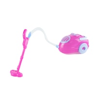 Oyuncak Elektirikli Süpürge Pembe Orta Boy Süpürge