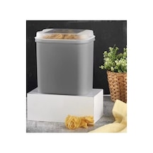 Gri Renkli 4500 Ml Kapasiteye Sahip Saklama Kabı 0