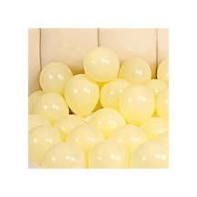 12 Inç Standart Boy Makaron Balon 50 Adet Sarı A