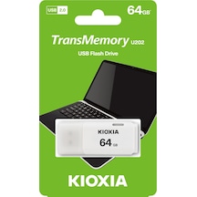 64gb Usb2.0 Kıoxıa Beyaz Usb Bellek Lu202w064gg4