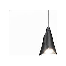 Folds Konik Lamba-tasarım Lamba Siyah