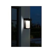 Solar Led Duvar Apliği Dimli Siyah Ip54 127mmx105mmx179mm Siyah - 942750214 Siyah