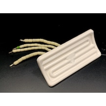 İnfrared Seramik Isıtıcı Rezistans Konkav 122x60mm 400w 230v Beyaz Renk Hsc Model 1 Adet