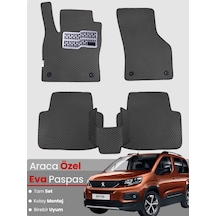 Peugeot Rifter 2018-2025 Uyumlu Eva Paspas Tam Set Araca Özel,oto Paspas 270