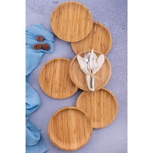 Penne Servis Tabağı Yuvarlak 25 Cm - 6'lı Set