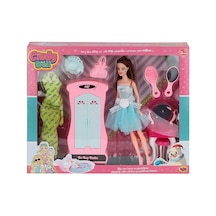 02453 Cindy Doll Dolaplı Makyaj Masalı Bebek -oydaş Oyuncak - Uvcu-888742 1 Adet