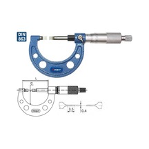 Dasqua 0-25mm Bıçak Ağızlı Mekanik Mikrometre 4570-1005