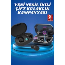 Mey İthalat Çift Kulaklık Kampanyası Dokunmatik Kontrol Kulak İçi Yüksek Ses Kaliteli Mikrofonlu