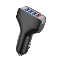 Hızlı Şarj Adaptörü 4 Port Çift Usb Araç Çakmaklık Şarj C20 1
