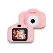 Mini Pembe Çocuk Kamerası 1080p Hd 2.0 İnç Ekran Çok Renkli