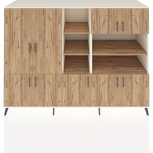 Kronos Dolap 14 Raflı 9 Kapaklı 220x59x163 Aytaşı-çam Aytaşı-çam