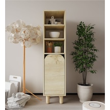 Parma 1 Kapaklı Mutfak Dolap, Kahve Köşesi, Çok Amaçlı Dolap Safir Meşe