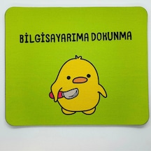 Sevimli Civciv Mouse Pad, 21x17 Cm, Kaymaz Taban, Ev, Ofis Ve Oyun İçin Rahat Ve Yumuşak Mousepad