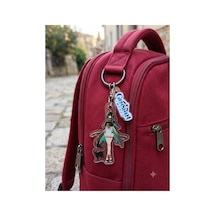 Owl Bag Genshin Impact Serisi Nefer Karakteri Desenli Acrylic Anahtarlık Çanta Süsü Mıx
