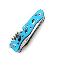 Valkyrie Çok Amaçlı İsveç Outdoor Kamp Çakısı 111mm Büyük Boy - Paslanmaz Çelik Mavi Mavi