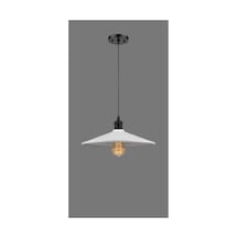 Sarkıt Avize Beyaz Avize Modern Spor Sakıt 40 Cm Siyah