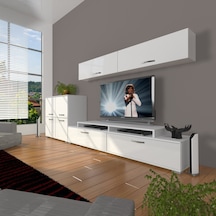 Decoraktiv Ekoflex 6y Slm Tv Ünitesi Tv Sehpası Beyaz