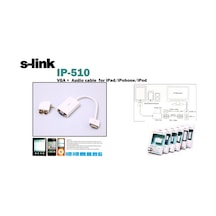 S-link Ip-510 Apple Uyumlu iPad To Vga Ve Audio Adaptör